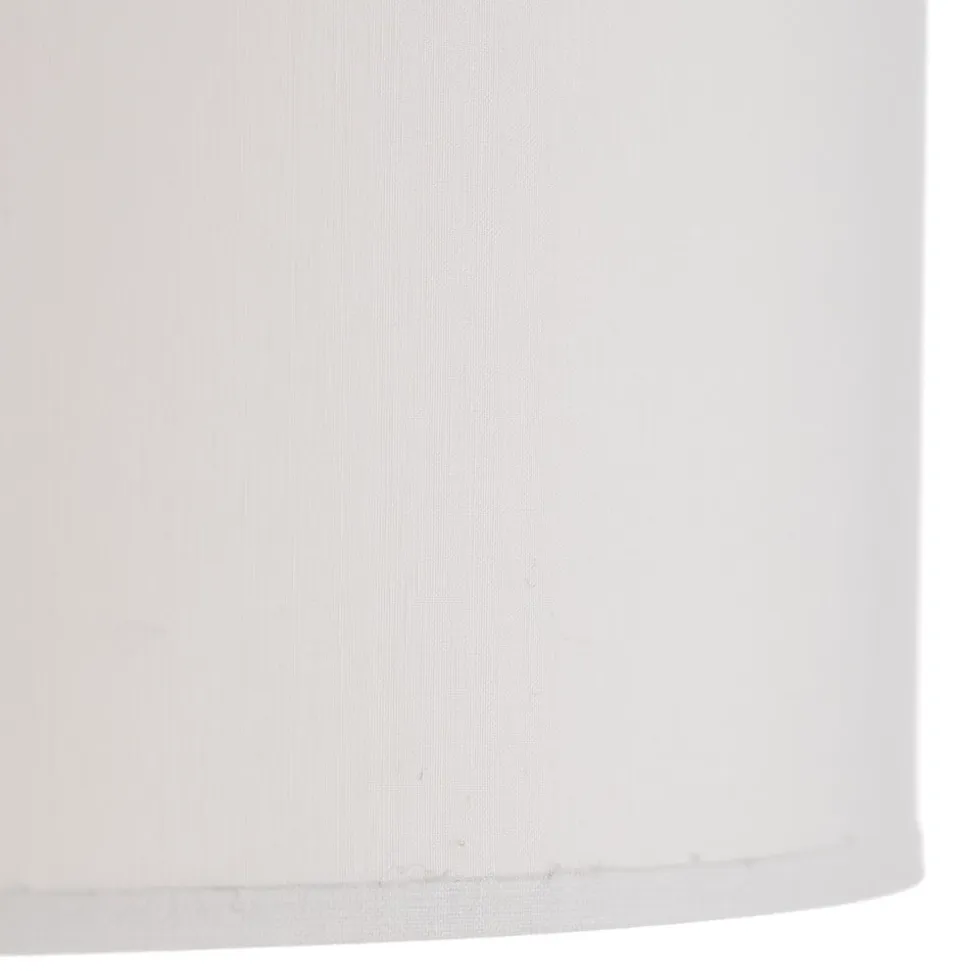 Gulvlampe Corralee i sort og hvid