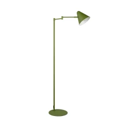 Gulvlampe Cosima, grøn, højde 126 cm, metal
