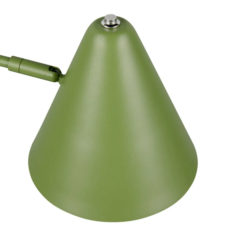 Gulvlampe Cosima, grøn, højde 126 cm, metal