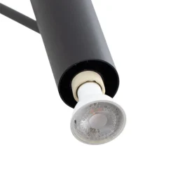 Gulvlampe Eye Super med bevægelig hoved, sort