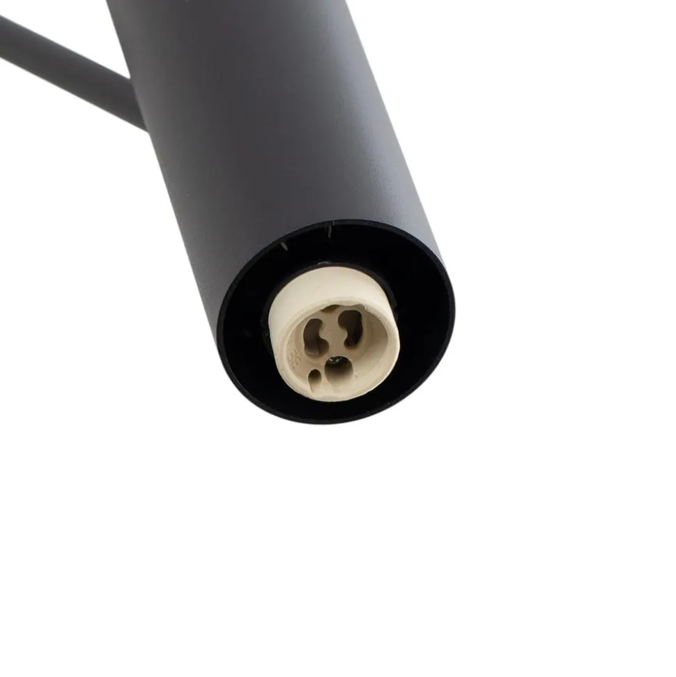 Gulvlampe Eye Super med bevægelig hoved, sort