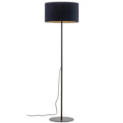 Gulvlampe Golden Roller mørkeblå/guld