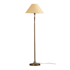 Gulvlampe HLM-9009-1E med tekstilskærm
