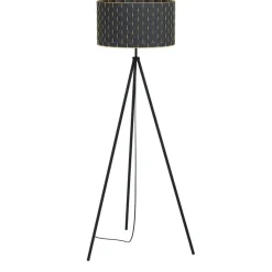 Gulvlampe Marasales i tekstil, tre ben