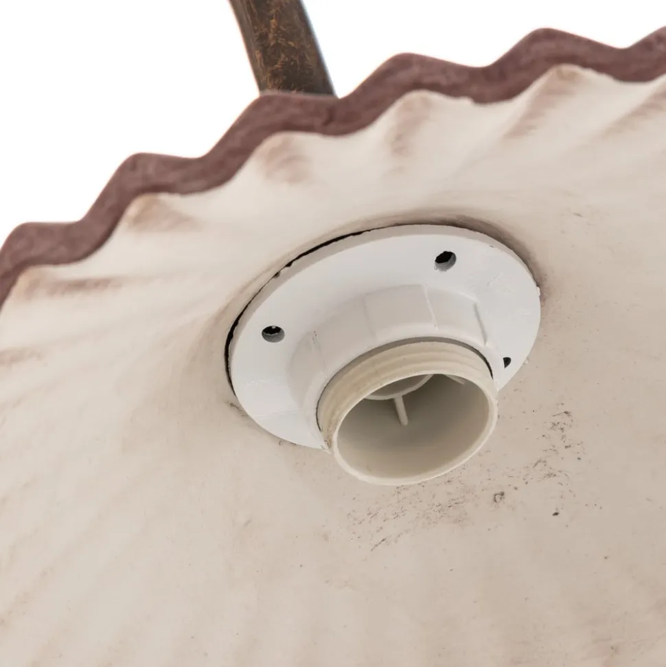 Gulvlampe Rosina med to keramiske skærme