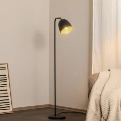 Gulvlampe Tattoo 4090, sort, metal, højde 120 cm