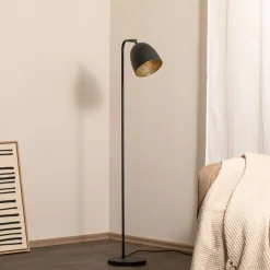 Gulvlampe Tattoo 4090, sort, metal, højde 120 cm