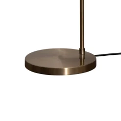 Gulvlampe Varzan, guld, metal, højde 162 cm, E27