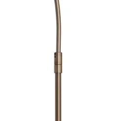 Gulvlampe Varzan, guld, metal, højde 162 cm, E27