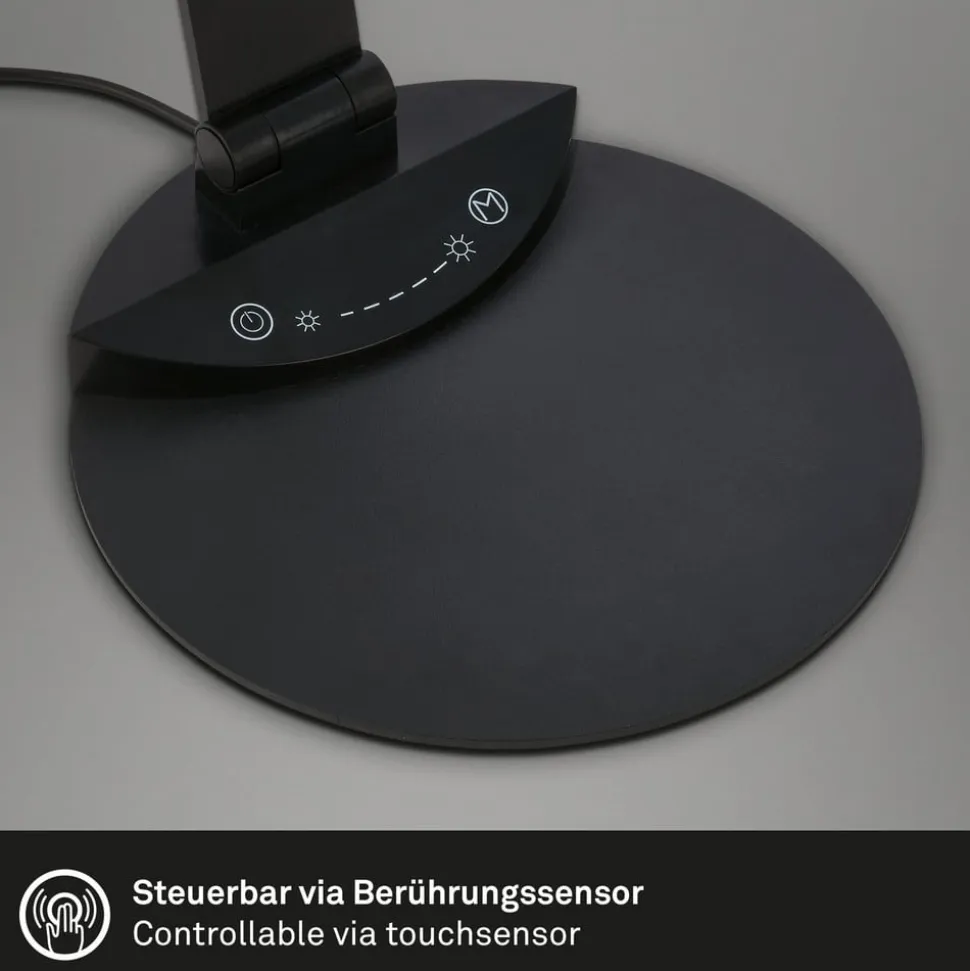 Haiti LED-skrivebordslampe touchdim CCT sort