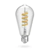 Hama Smart LED Filament E27 ST64, WLAN, Matter, 4,9 W, RGBW