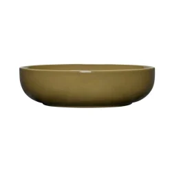 Hübsch Amare Medium skål, olivengrøn, Ø 28 cm, højde 8 cm