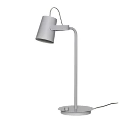 Hübsch Ardent bordlampe, lysegrå, jern, E14, højde 54 cm