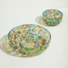 Hübsch Confetti-skål, sæt med 2, glas, Ø 15 & cm