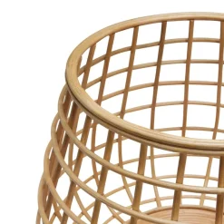 Hübsch Energikurve, sæt med 2, rattan, Ø 45 & 60 cm