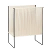 Hübsch magasinholder String, bomuld, cremefarvet hvid/sort