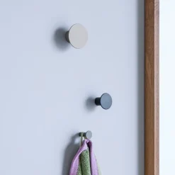 Hübsch Spot knager, sæt med 3, jern, sort/grå