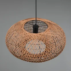 Hedda hængelampe af sisal og metal