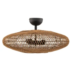 Hedda loftlampe af sisal og metal