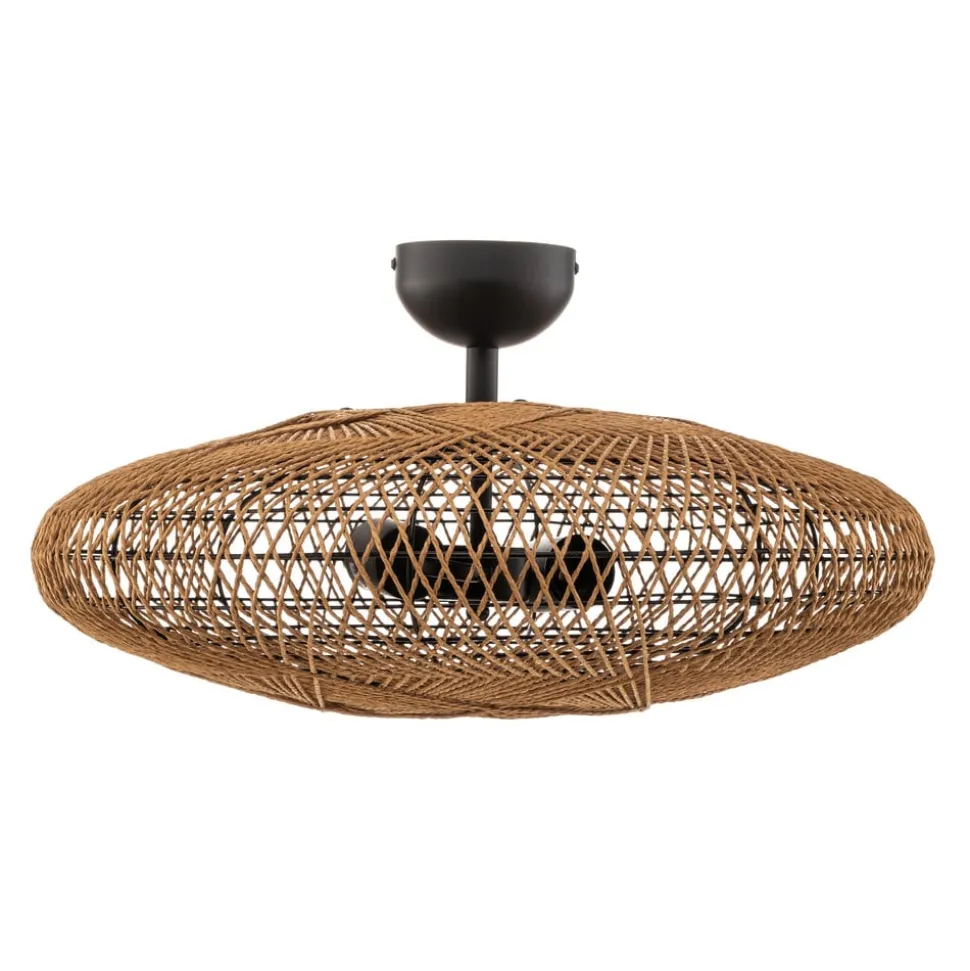Hedda loftlampe af sisal og metal