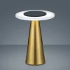 Helestra Bax bordlampe med touchdæmper, messing