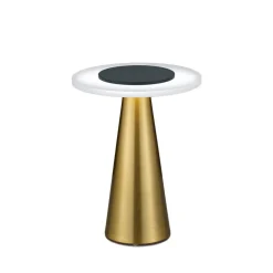 Helestra Bax bordlampe med touchdæmper, messing