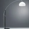 Helestra Doro-gulvlampe, højdeindstillelig, sort