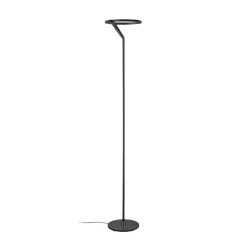 Helestra Elara LED-gulvlampe down kan dæmpes sort