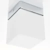 Helestra Keto LED-loftlampe, terning, krom