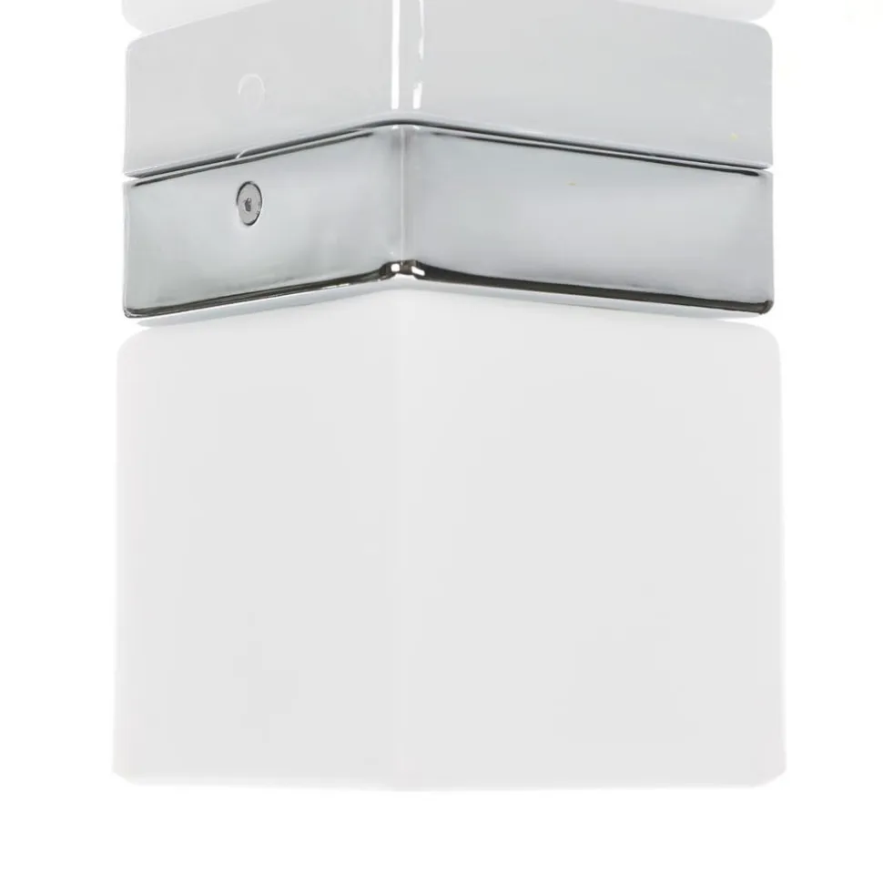 Helestra Keto LED-loftlampe, terning, krom