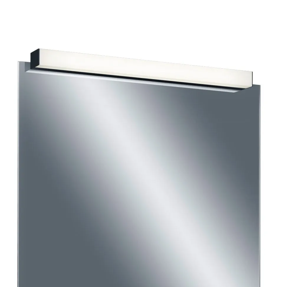 Helestra Lado LED-spejllampe, sort, 90 cm