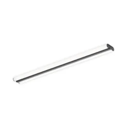Helestra LED-spejllampe LOOM, længde 90 cm, sort, IP44