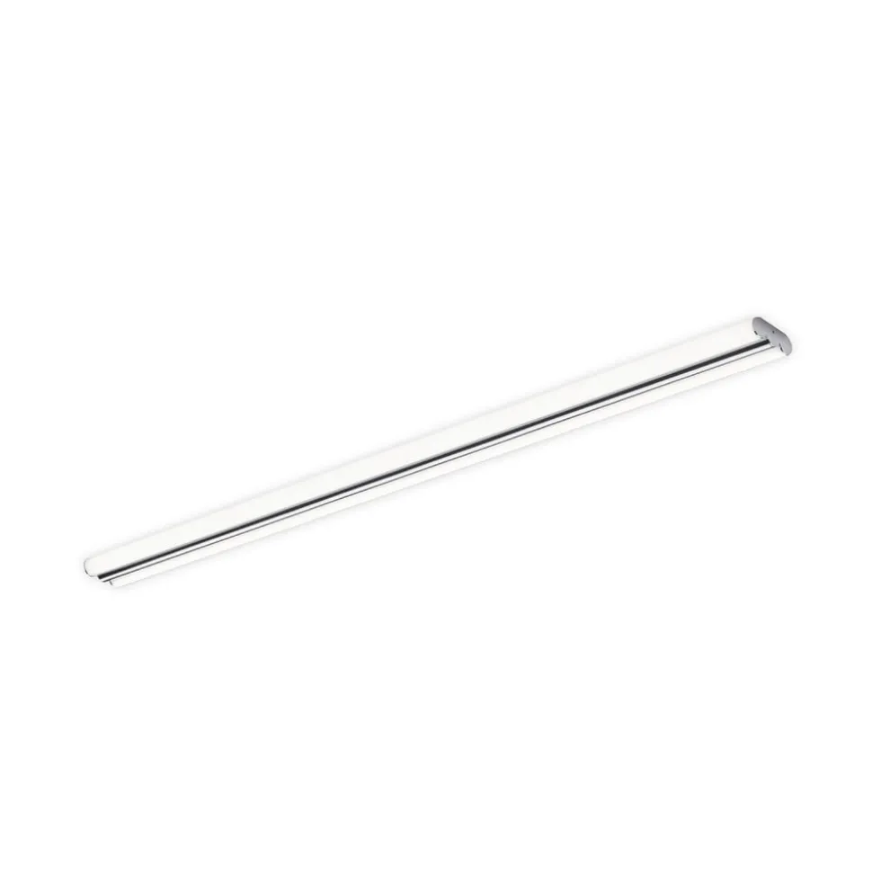 Helestra LED-spejllampe LOOM, længde 120 cm, krom, IP44