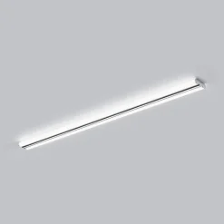 Helestra LED-spejllampe LOOM, længde 120 cm, krom, IP44