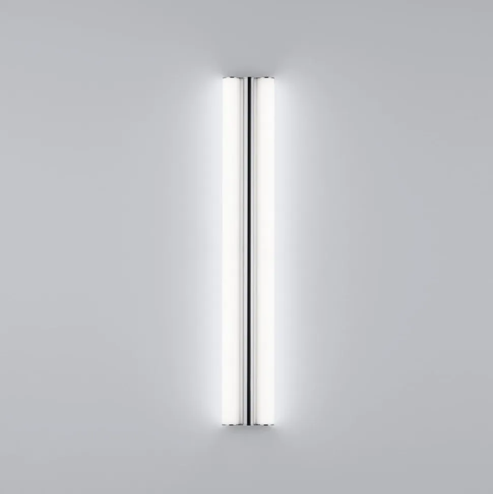 Helestra LED-spejllampe LOOM, længde 60 cm, krom, IP44