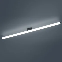 Helestra Loom LED-spejllampe sort, 120 cm