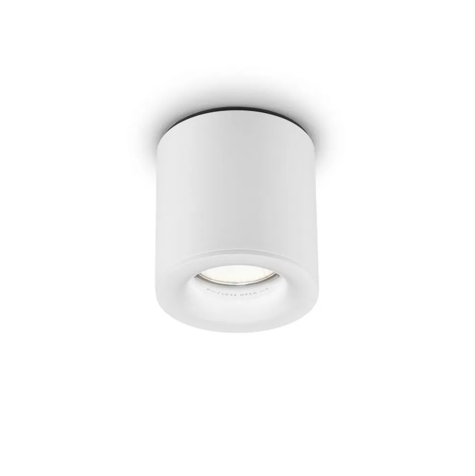 Helestra Lot udendørs loftlampe, IP65, hvid