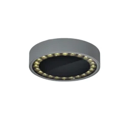 Helestra Say LED udendørs loftlampe grafit Ø23cm