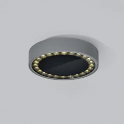 Helestra Say LED udendørs loftlampe grafit Ø23cm