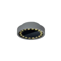 Helestra Say LED udendørs loftlampe grafit Ø18,5cm