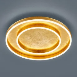 Helestra Sona LED-loftlampe dæmpbar Ø60 cm guld