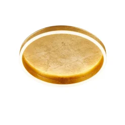 Helestra Sona LED-loftlampe dæmpbar, Ø 40 cm guld