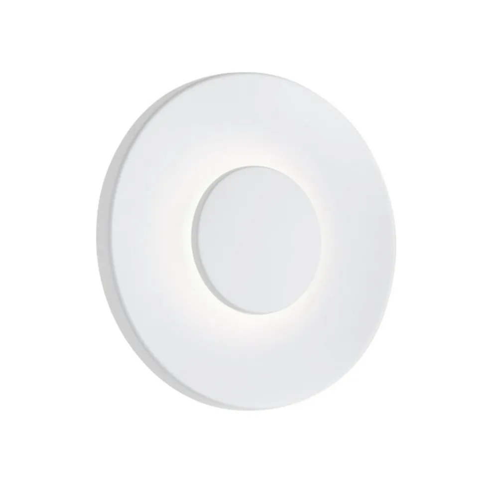 Helestra udendørs LED-væglampe BUD, dæmpbar, hvid, IP65