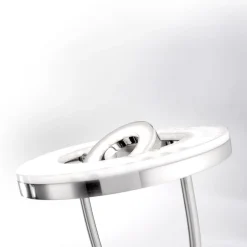 Helia LED-gulvlampe med læselampe, stål
