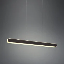Helios LED-hængelampe, udtrækkelig dim CCT sort