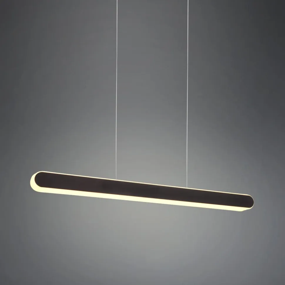 Helios LED-hængelampe, udtrækkelig dim CCT sort