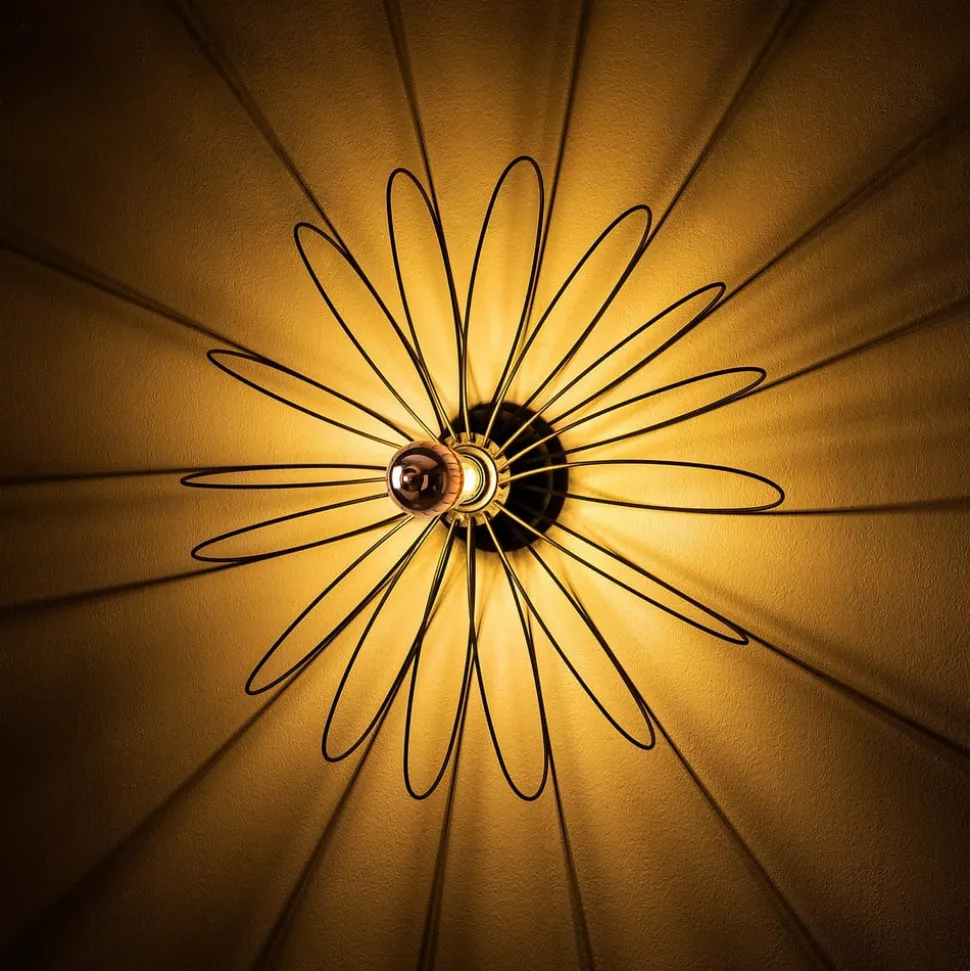 Hemdem 707-A væglampe, spotlight-design, sort