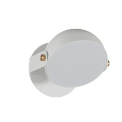 Hemi LED-væglampe, drejelig skærm, hvid