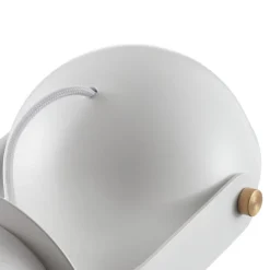 Hemi LED-væglampe, drejelig skærm, hvid