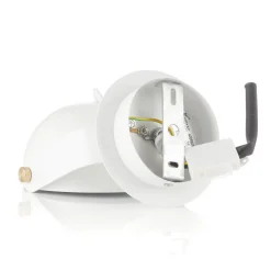 Hemi LED-væglampe, drejelig skærm, hvid